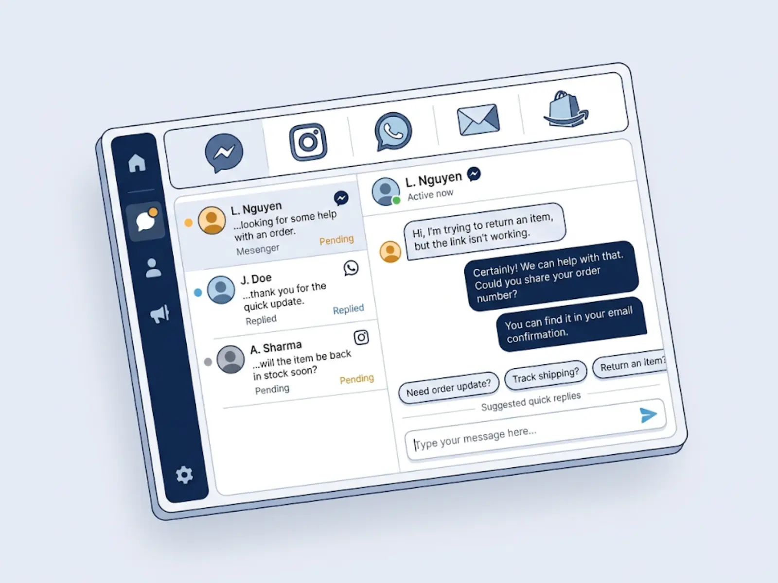 Chat Centralized Customer Support